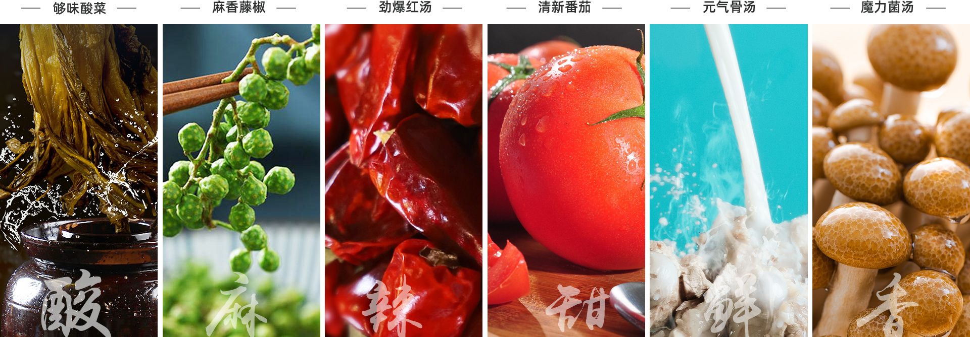 菜小青麻辣烫六大味型